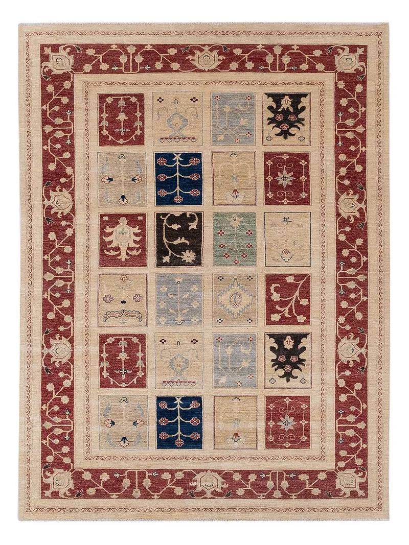Ziegler Teppich 205x294cm - Orientteppich - beige