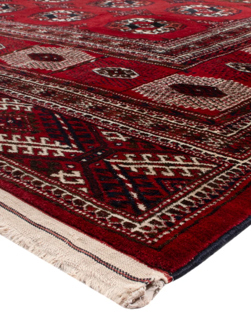 Buchara Teppich 250x350cm - Orientteppich - dunkelrot