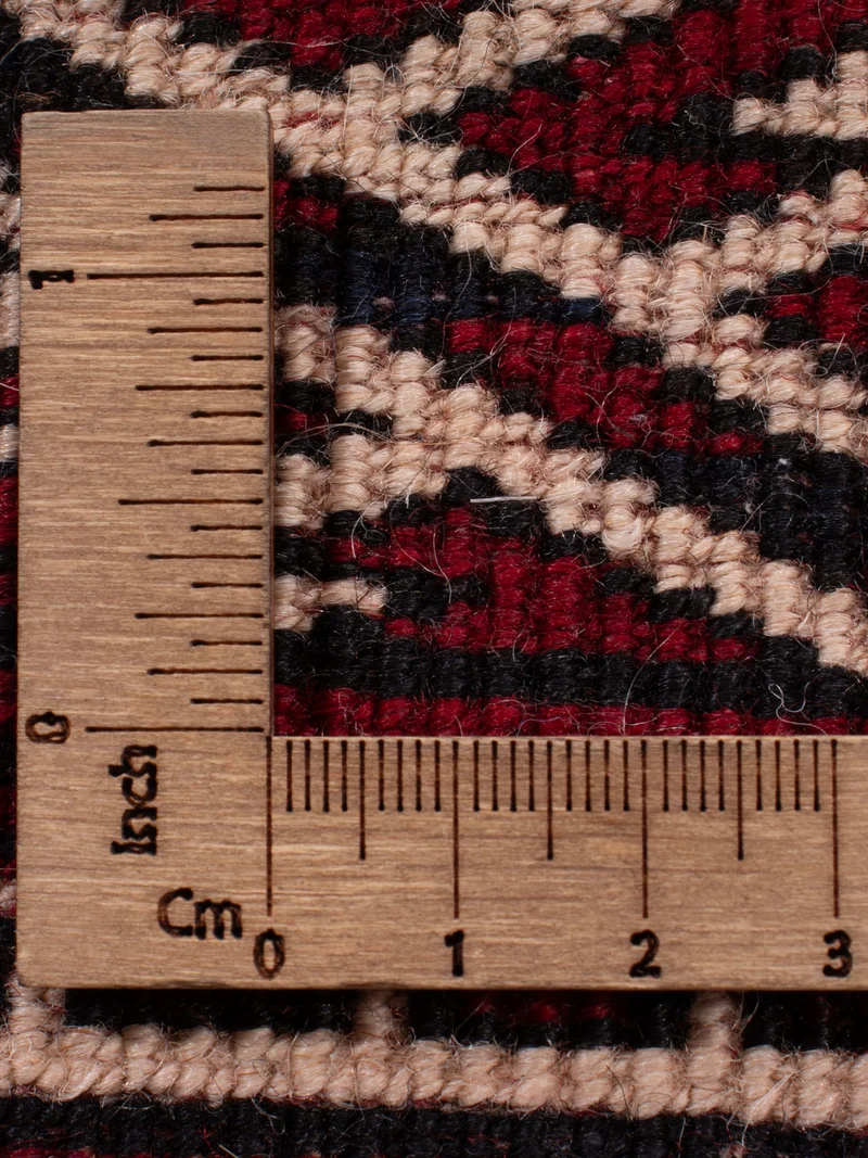 Buchara Teppich 250x350cm - Orientteppich - dunkelrot