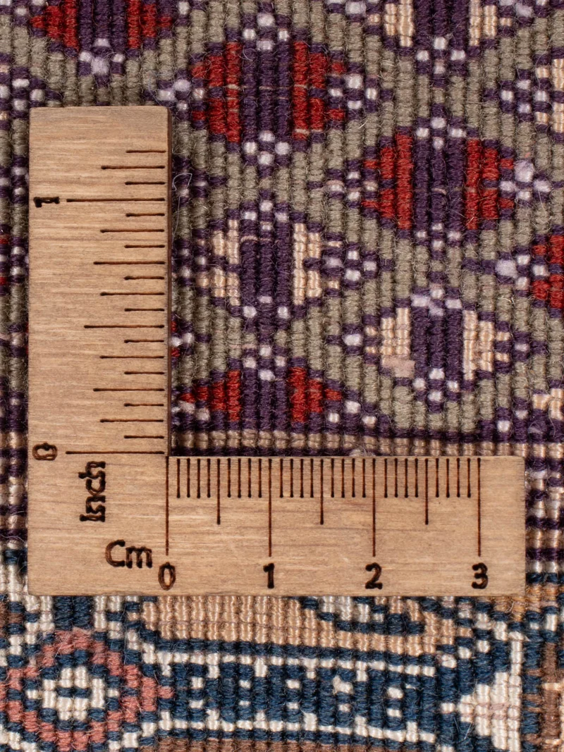 Kelim Seide Teppich 90x304cm - beige