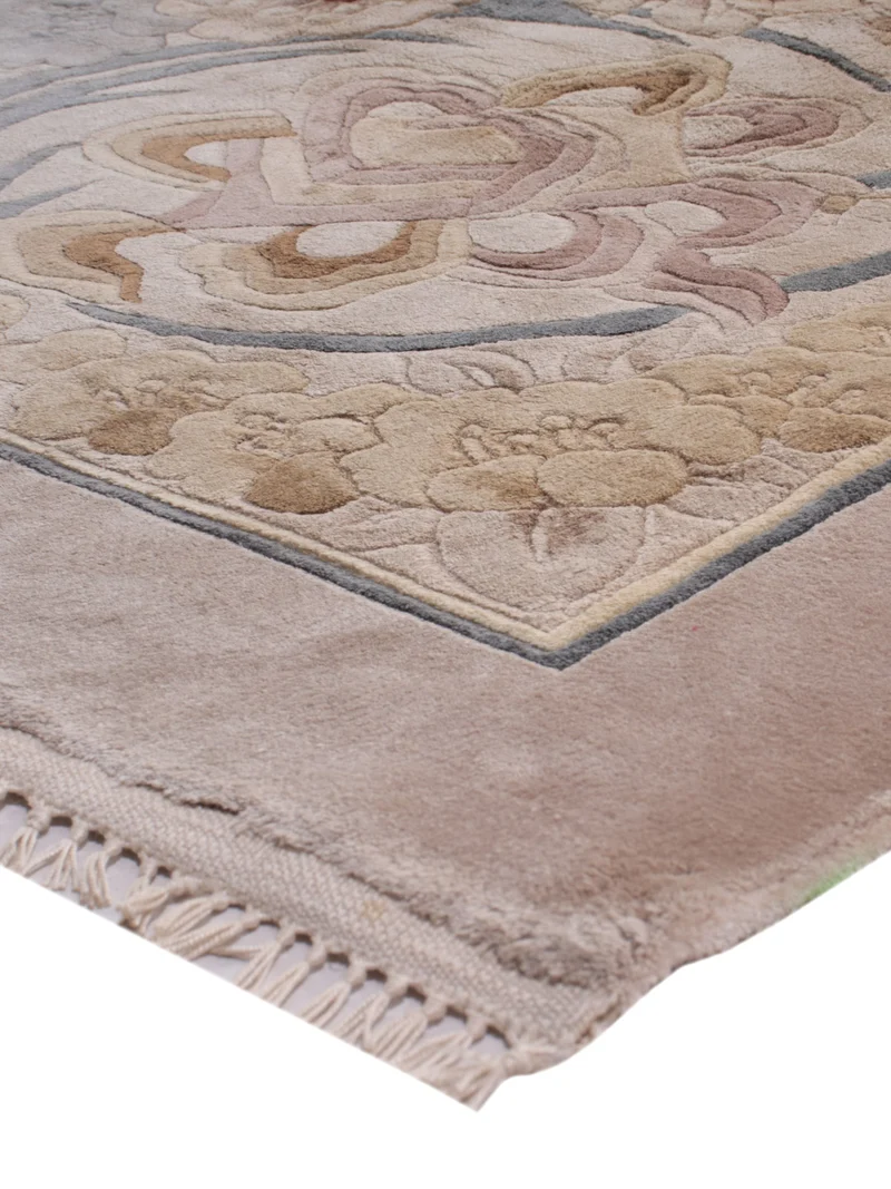 China Seide Teppich 190x305cm - Orientteppich - hellbeige