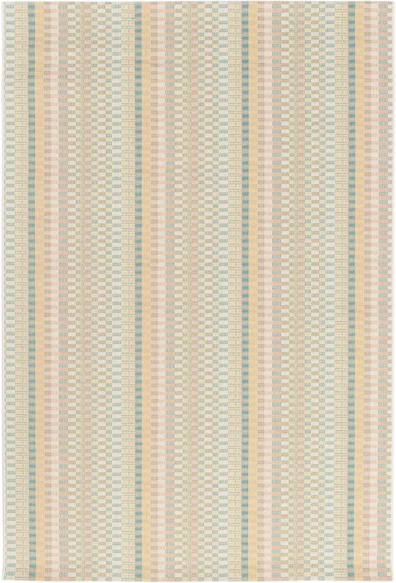 Alfombra geométrica de exterior en tonos pastel Manila 17616 Multicolor