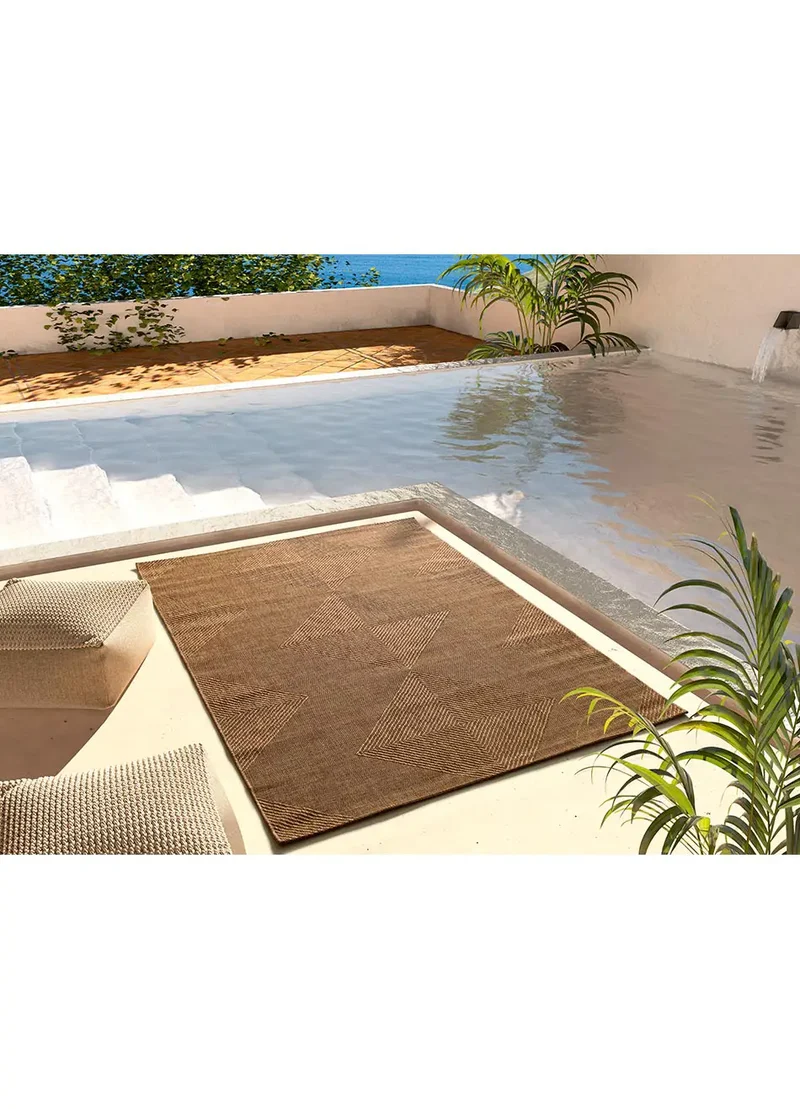 Alfombra de exterior efecto yute Guinea 28814 Natural