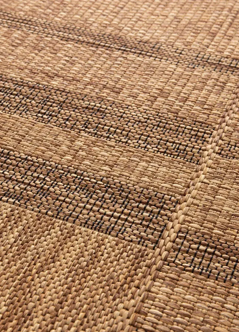 Alfombra de exterior efecto yute Guinea 28828 Natural