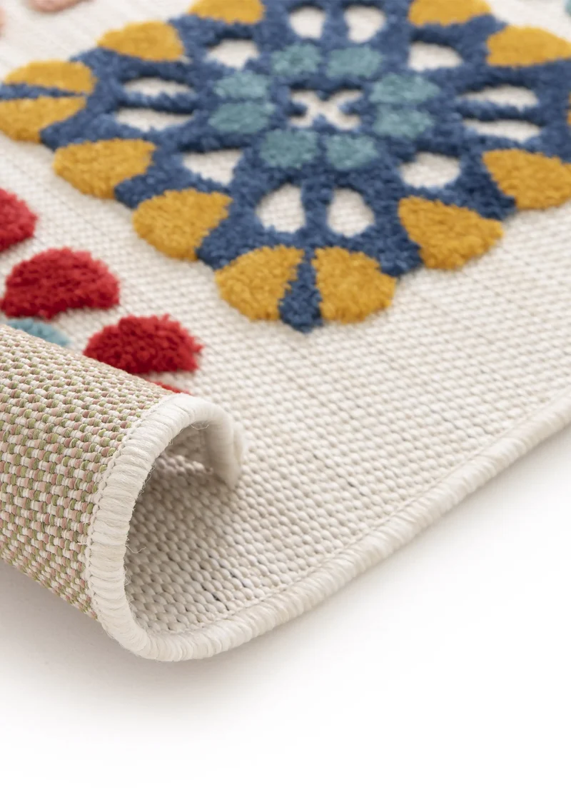 Alfombra con relieve de exterior Mila 23528 Multi