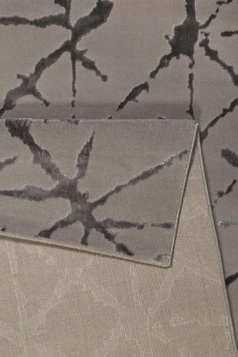 Esprit Teppich Taupe Grau Kurzflor "Solveig"