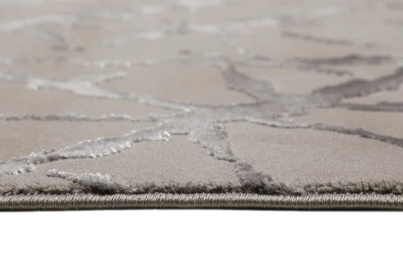 Esprit Teppich Taupe Grau Kurzflor "Solveig"
