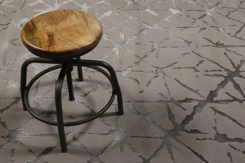 Esprit Teppich Taupe Grau Kurzflor "Solveig"