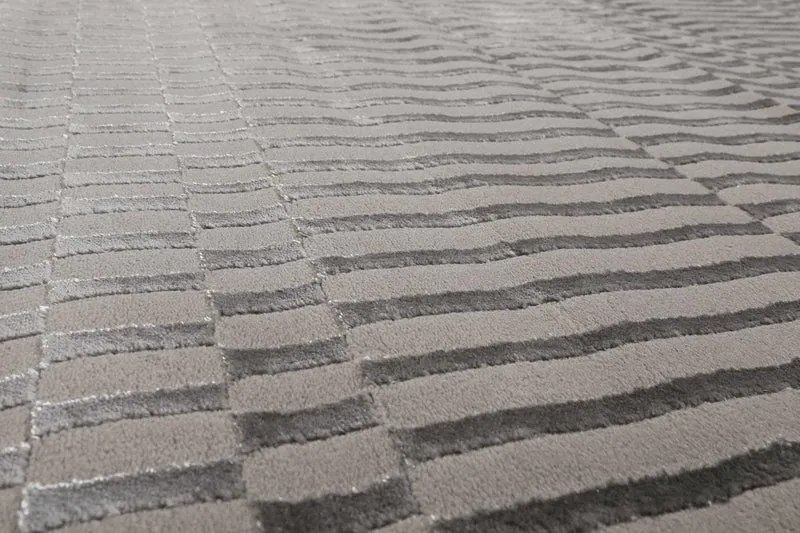 Esprit Teppich Grau Kurzflor "Linn"