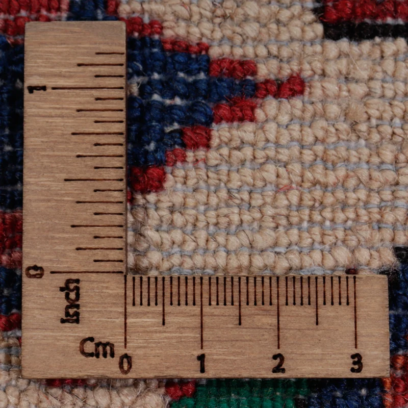 Najafabad Teppich 140x212cm - Perserteppich - dunkelrot