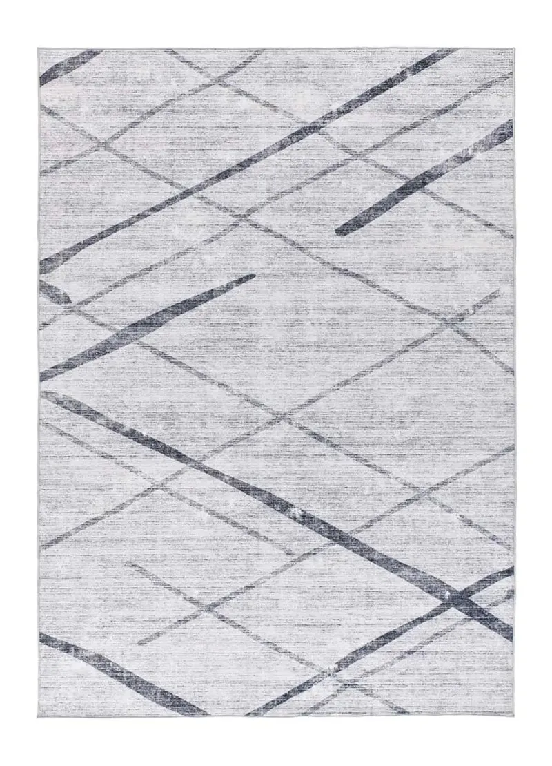 Alfombra abstracta impresa CLASS 22036 Gris