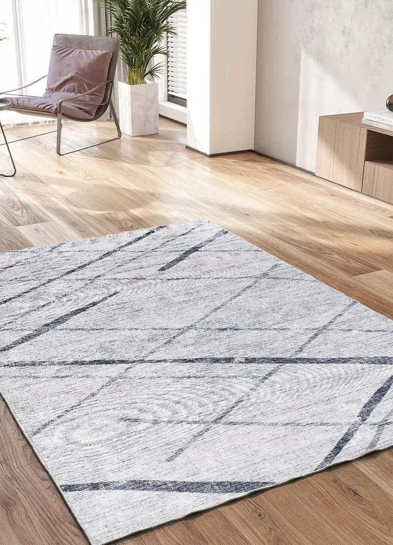 Alfombra abstracta impresa CLASS 22036 Gris