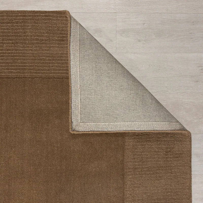 Einfarbiger Teppich - Tuscano Braun