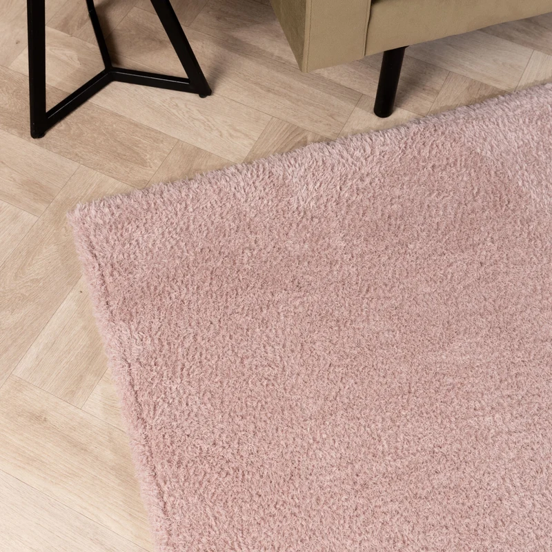 Weicher Teppich - Teddy Rosa