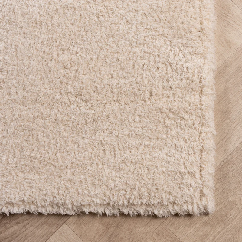 Weicher Teppich - Teddy Creme