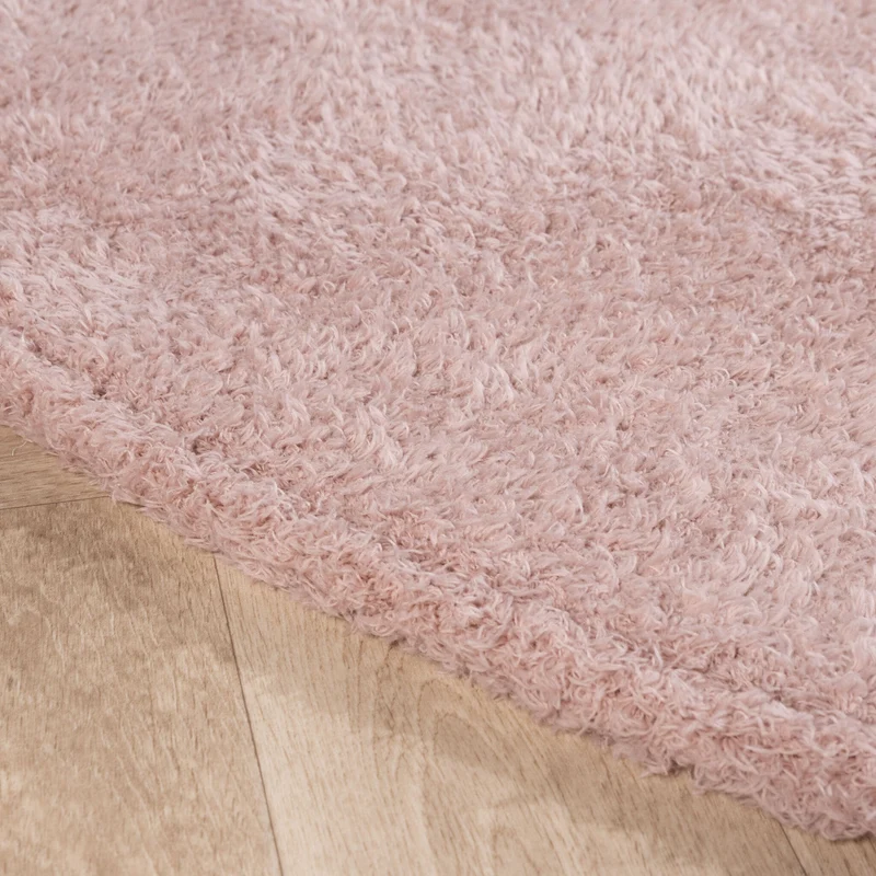 Weicher runder Teppich – Teddy Rosa