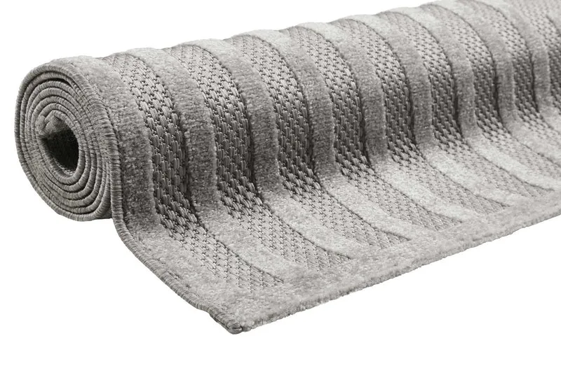 Esprit Teppich In- und Outdoor Grau Silber "Carolina"