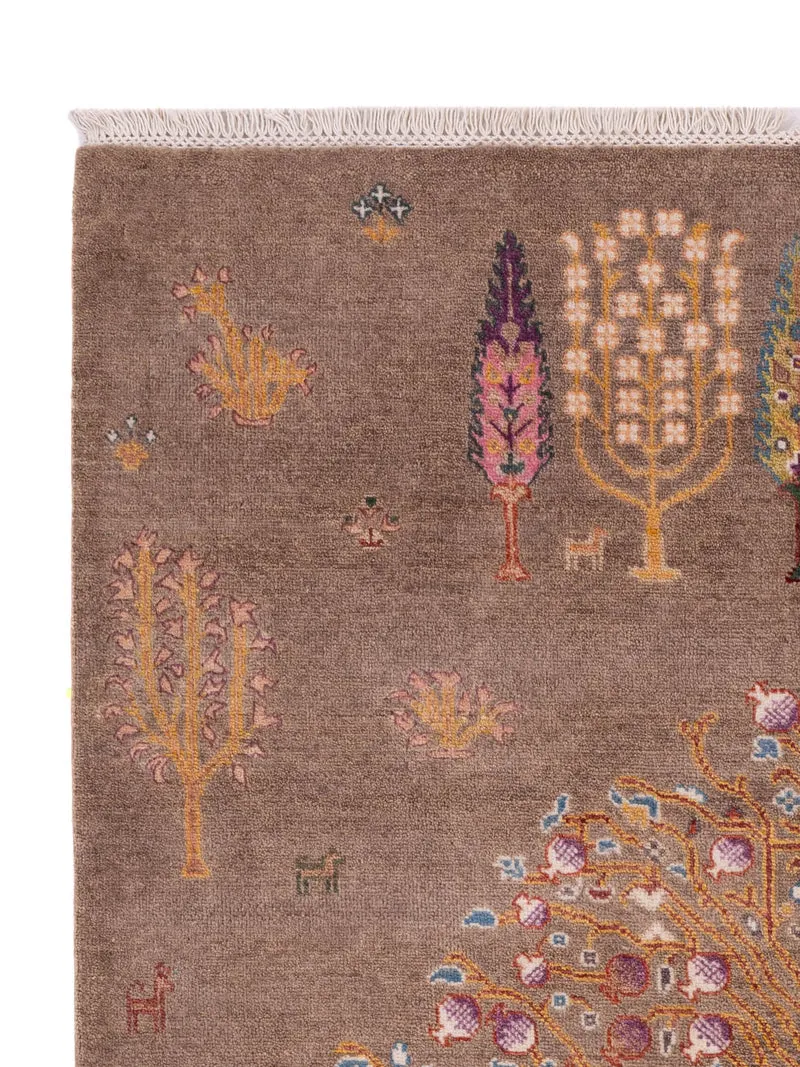 Ziegler Teppich 170x240cm - Orientteppich - dunkelbeige