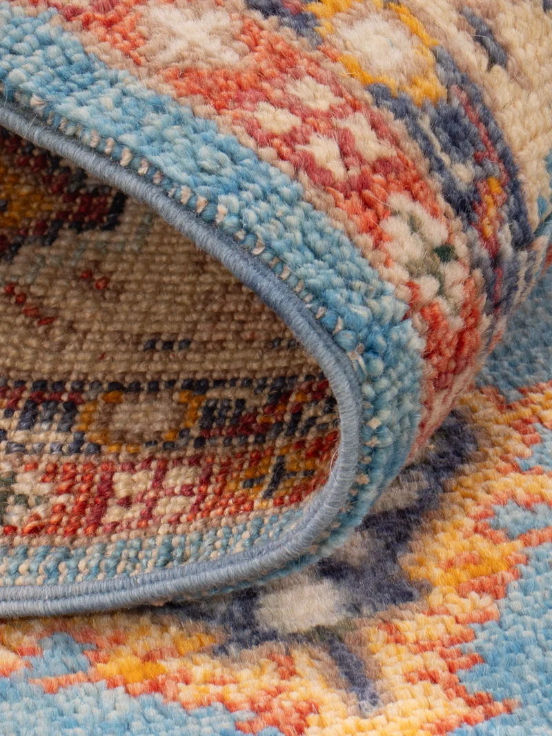 Kazak Teppich 172x243cm - Orientteppich - hellblau