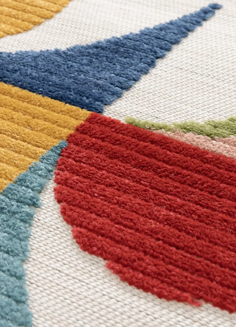 Alfombra con relieve de exterior Mila 23524 Multi