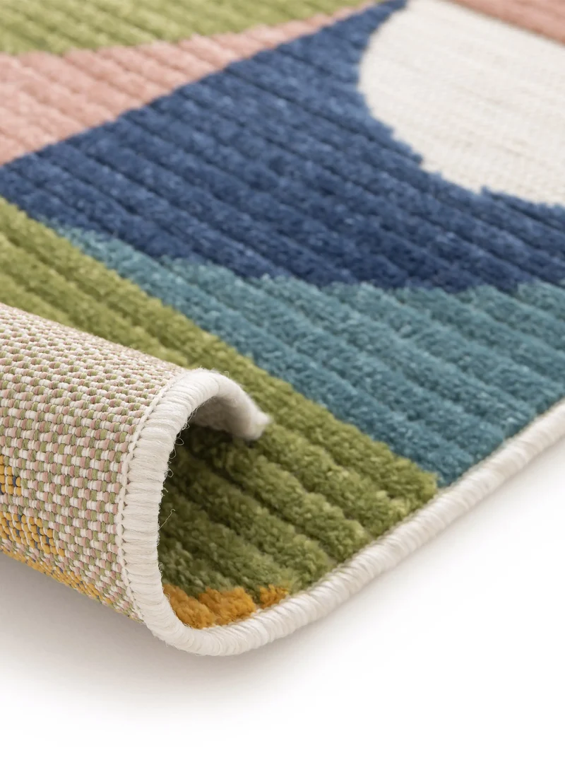 Alfombra con relieve de exterior Mila 23524 Multi