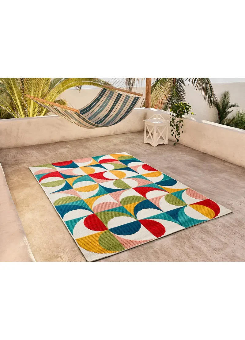 Alfombra con relieve de exterior Mila 23524 Multi