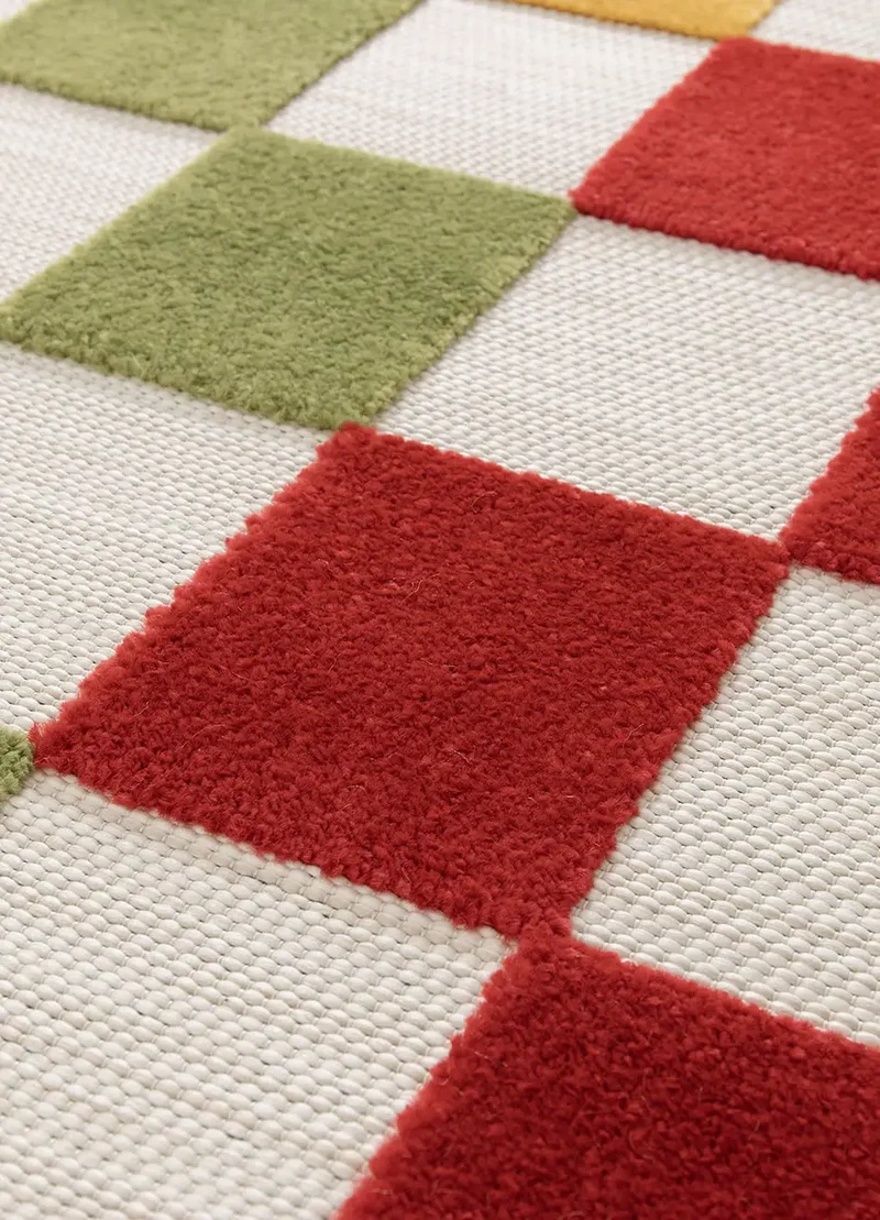 Alfombra con relieve de exterior Mila 23516 Multicolor