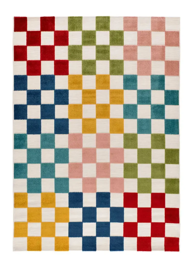 Alfombra con relieve de exterior Mila 23516 Multicolor