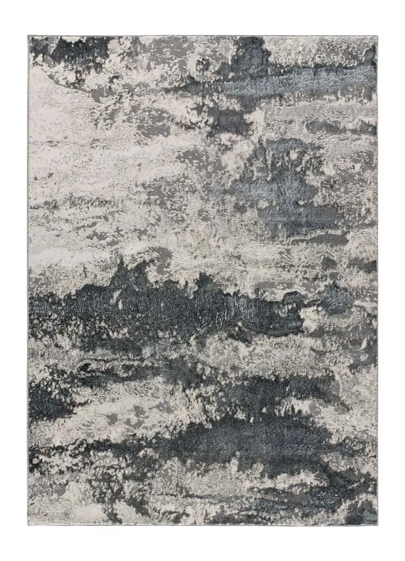 Alfombra abstracta Agata 8385 Gris