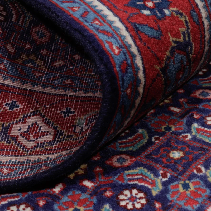 Hamadan Teppich 125x210cm - Perserteppich - dunkelblau