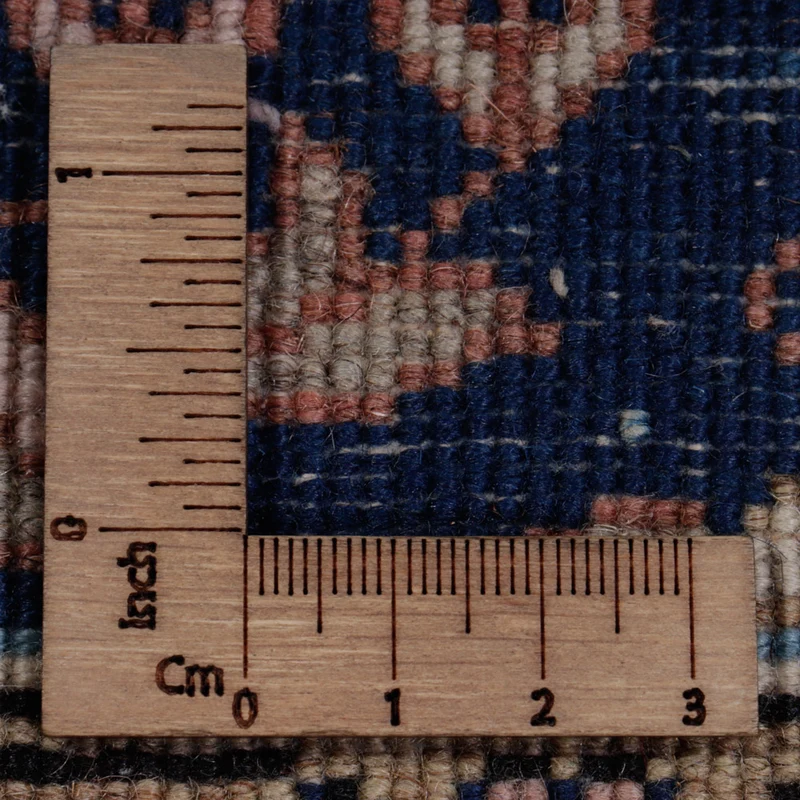 Ghom Teppich 140x209cm - Perserteppich - blau