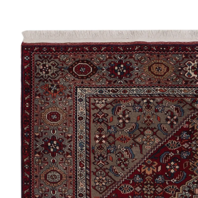 Gholtogh Teppich 137x207cm - Perserteppich - dunkelrot