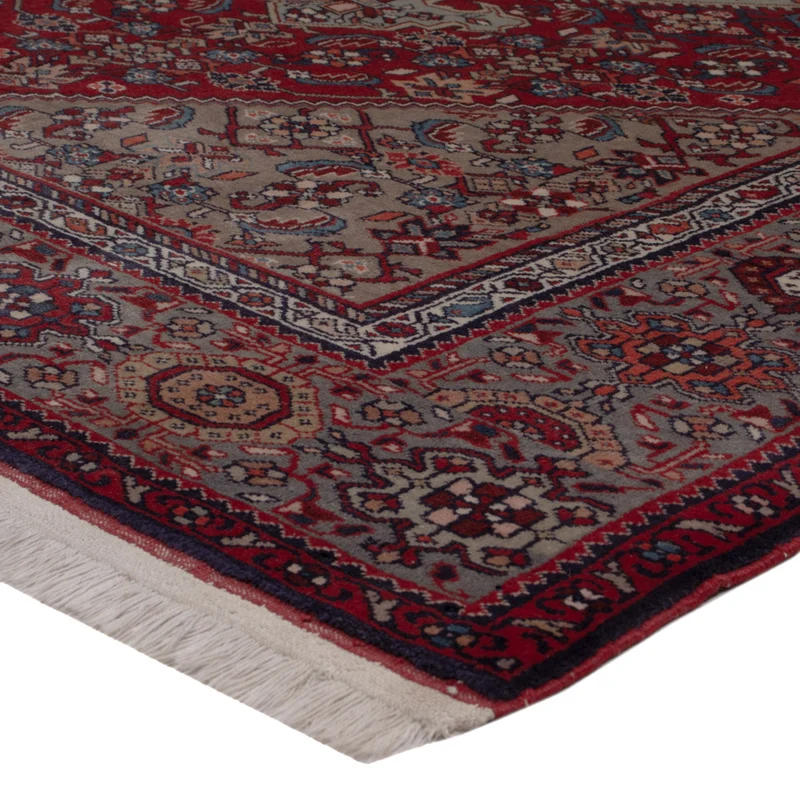 Gholtogh Teppich 137x207cm - Perserteppich - dunkelrot