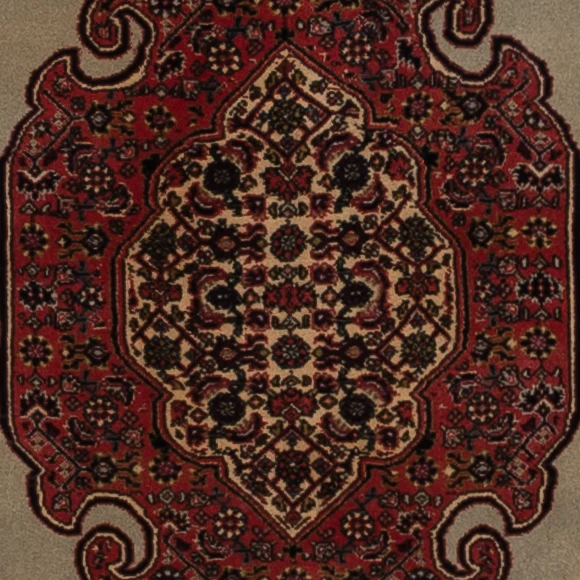 Bidjar Teppich 112x174cm - Perserteppich - olivgrün