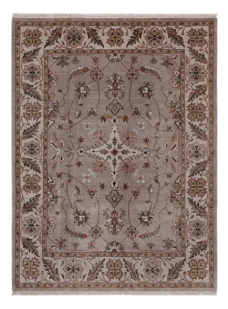 Ziegler Teppich 201x273cm - Orientteppich - dunkelbeige
