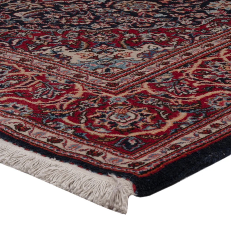 Keshan Teppich 137x220cm - Perserteppich - dunkelblau