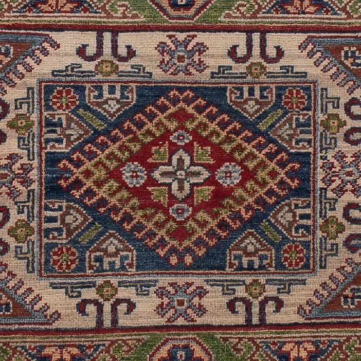 Kazak Teppich 151x202cm - Orientteppich - grün
