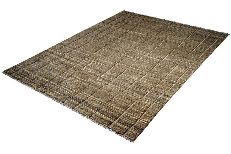Gabbeh Basi · Handgeknüpft – Grau, 285x207 cm