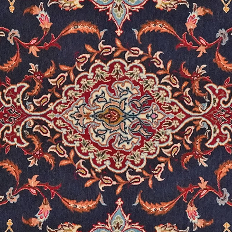Isfahan · Handgeknüpft – Blau, 113x77 cm