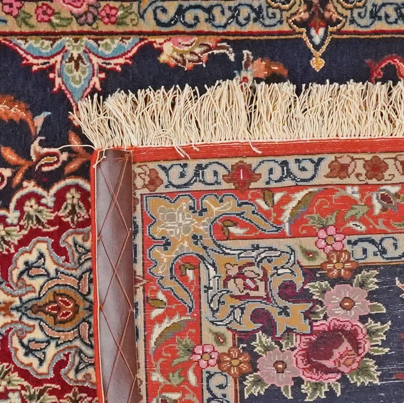 Isfahan · Handgeknüpft – Blau, 113x77 cm