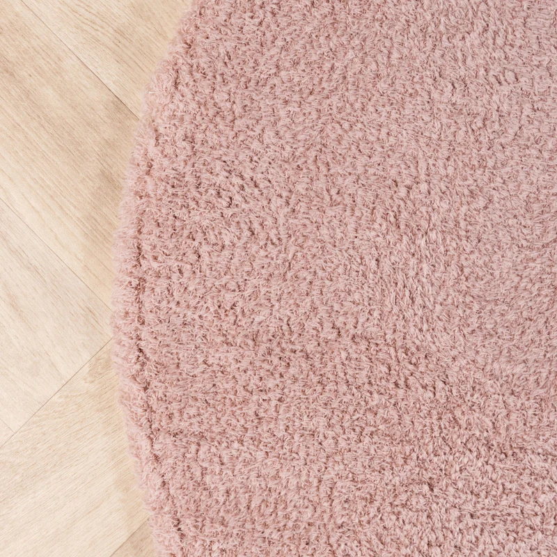 Weicher organischer Teppich – Teddy Rosa