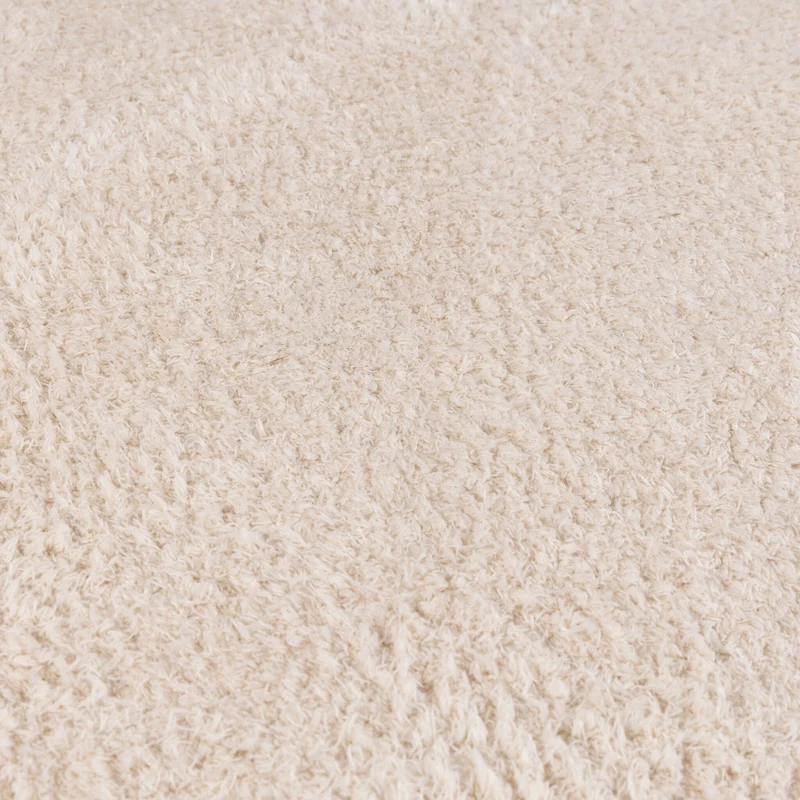 Weicher organischer Teppich – Teddy Creme