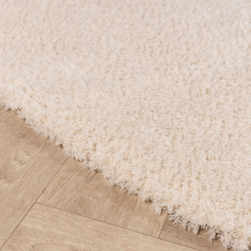 Weicher organischer Teppich – Teddy Creme