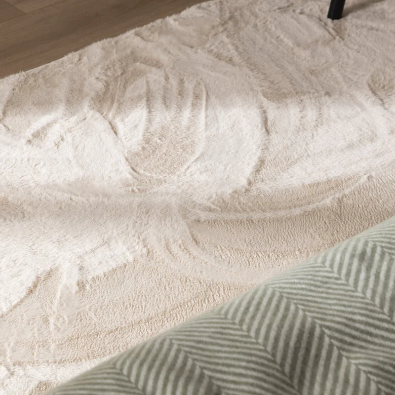 Flauschiger Läufer - Cozy Creme