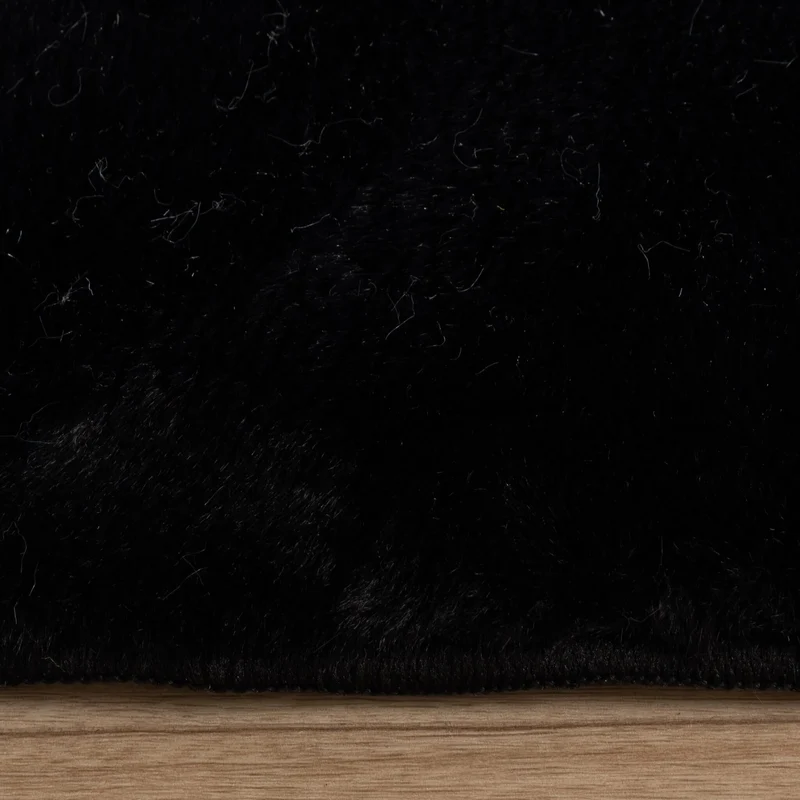 Flauschiger Läufer - Cozy Schwarz
