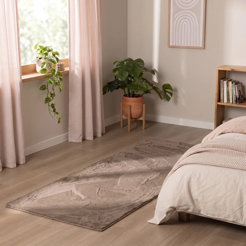 Flauschiger Läufer - Cozy Taupe
