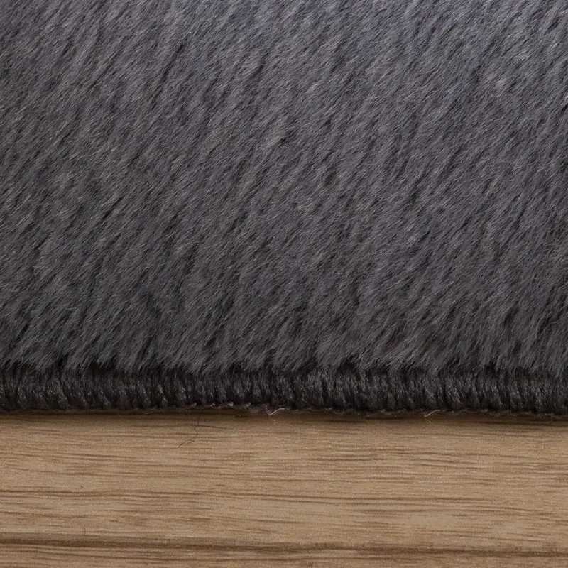 Flauschiger Läufer - Cozy Anthrazit