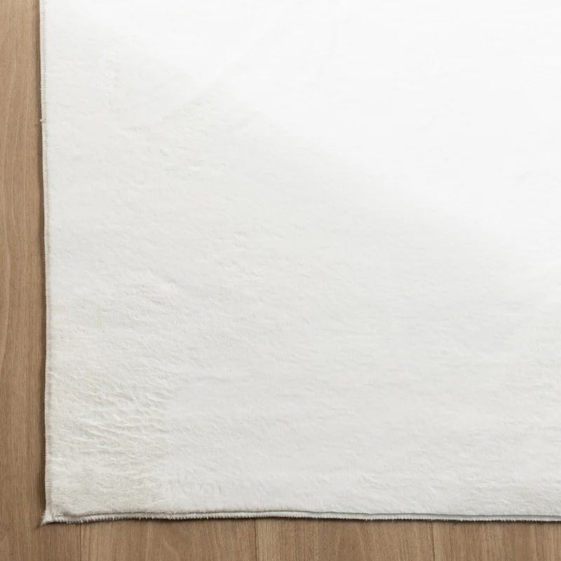 Flauschiger Teppich - Cozy Weiß