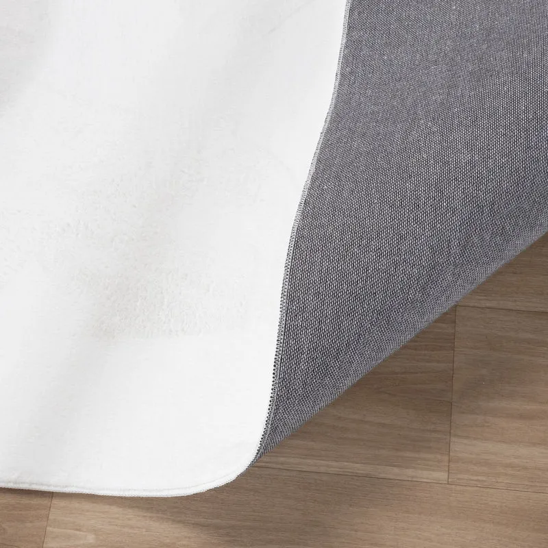 Flauschiger Teppich - Cozy Weiß