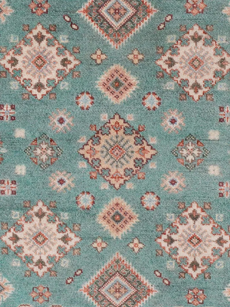 Kazak Teppich 170x233cm - Orientteppich - hellgrün